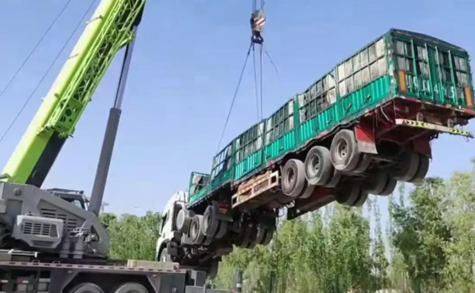 五莲道路脱困救援案例